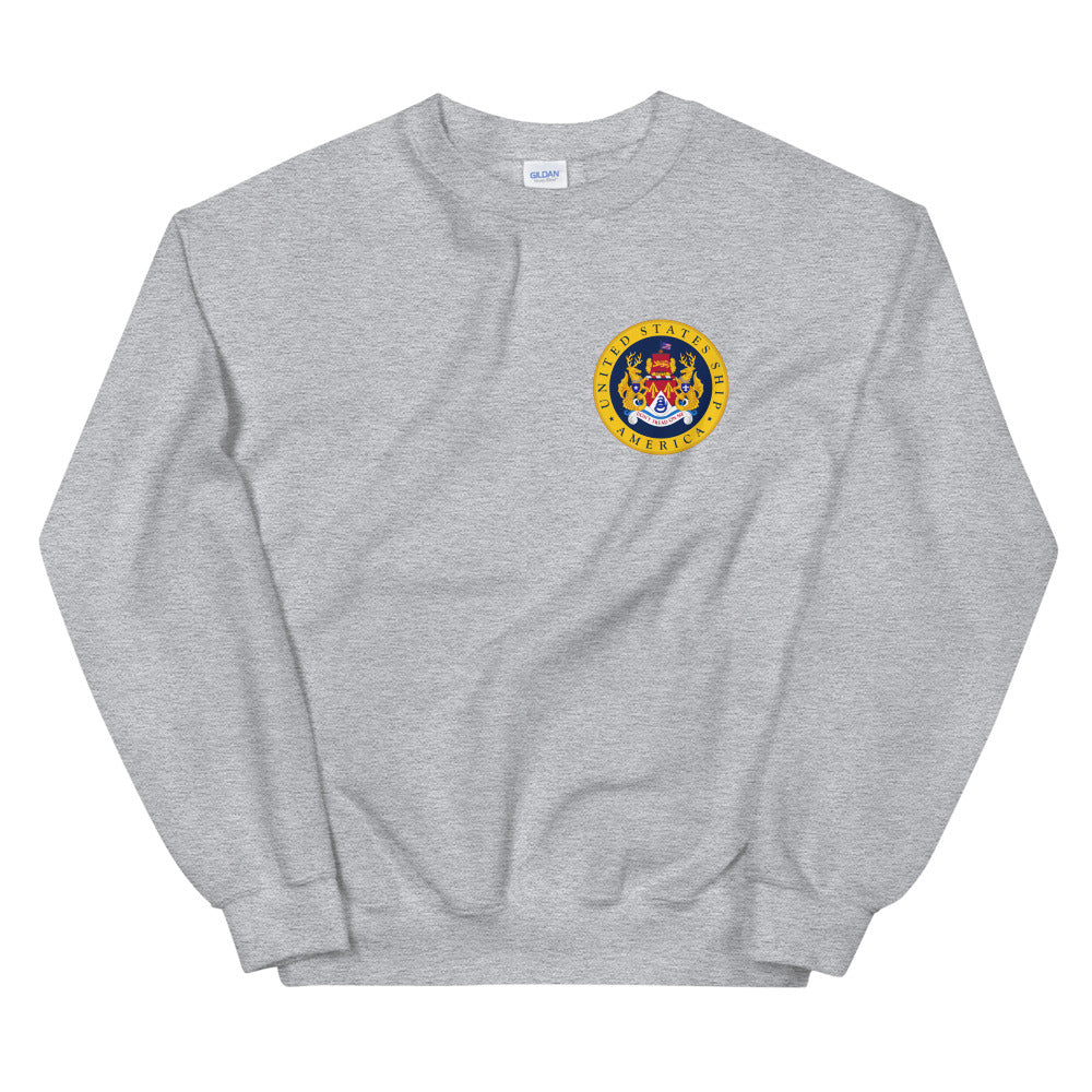 USS America (CVA/CV-66) Ship's Crest Sweatshirt