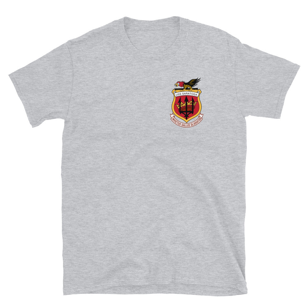 USS Saratoga (CV-60) Shooters Union Local 60 T-Shirt
