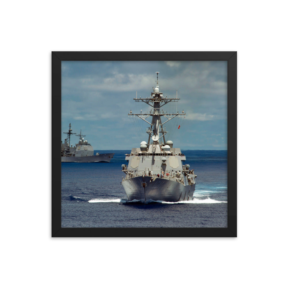 USS Gridley (DDG-101) Framed Ship Photo