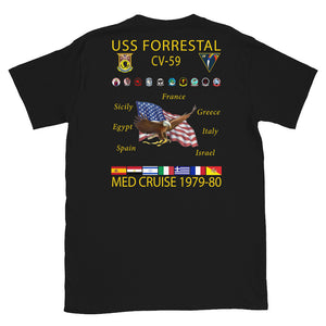 USS Forrestal (CV-59) 1979-80 Cruise Shirt