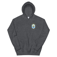 Load image into Gallery viewer, USS Rushmore (LSD-47) Ship&#39;s Crest Hoodie