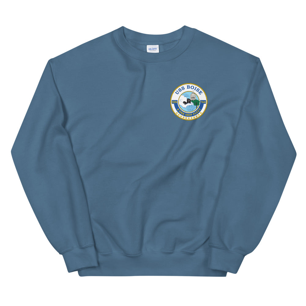 USS Boise (SSN-764) Ship's Crest Sweatshirt