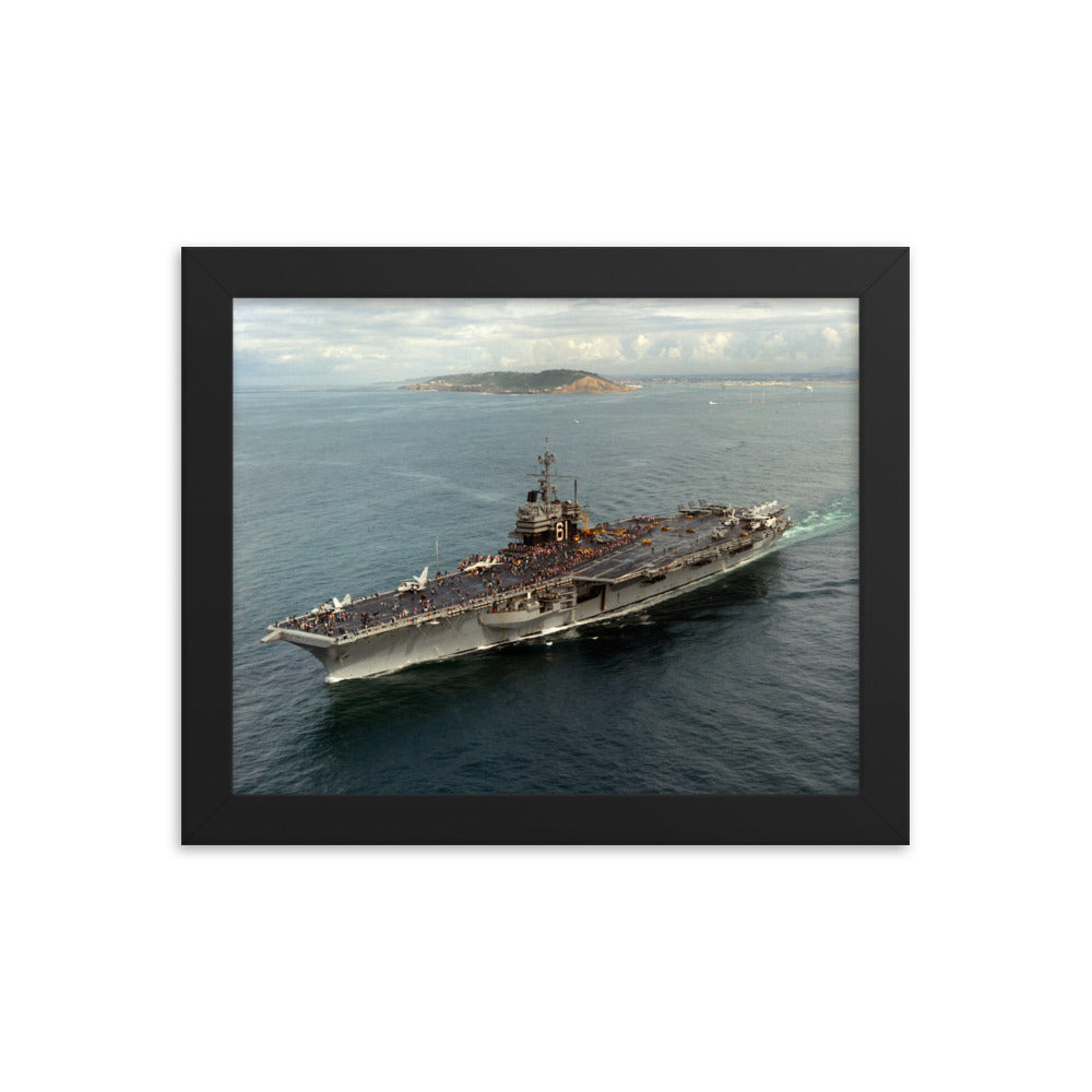 USS Ranger (CV-61) Framed Ship Photo