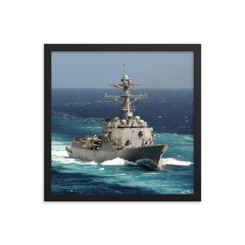 USS Kidd (DDG-100) Framed Ship Photo