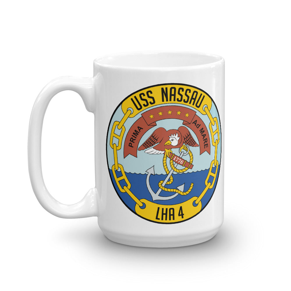 USS Nassau (LHA-4) Ship's Crest Mug