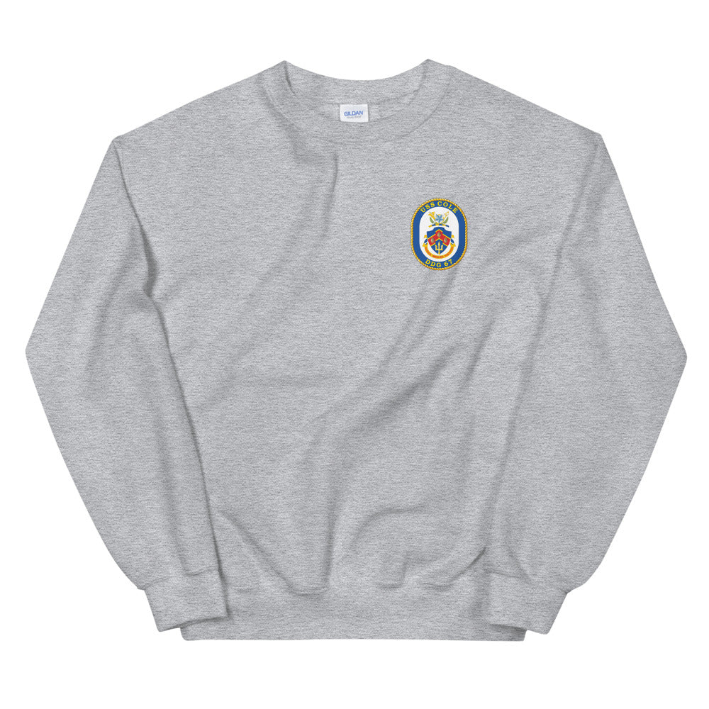 USS Cole (DDG-67) Ship's Crest Sweatshirt
