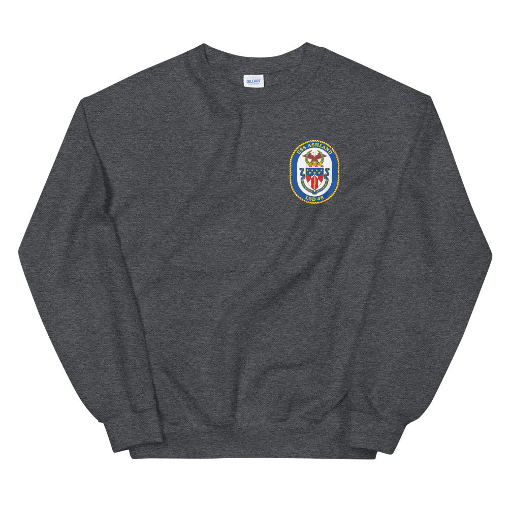 USS Ashland (LSD-48) Ship's Crest Sweatshirt
