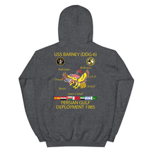 Load image into Gallery viewer, USS Barney (DDG-6) 1985 Cruise Hoodie