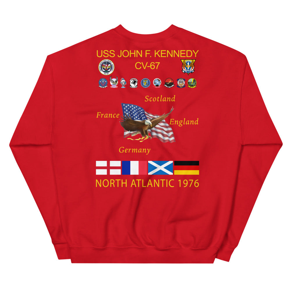 USS John F. Kennedy (CV-67) 1976 Cruise Sweatshirt