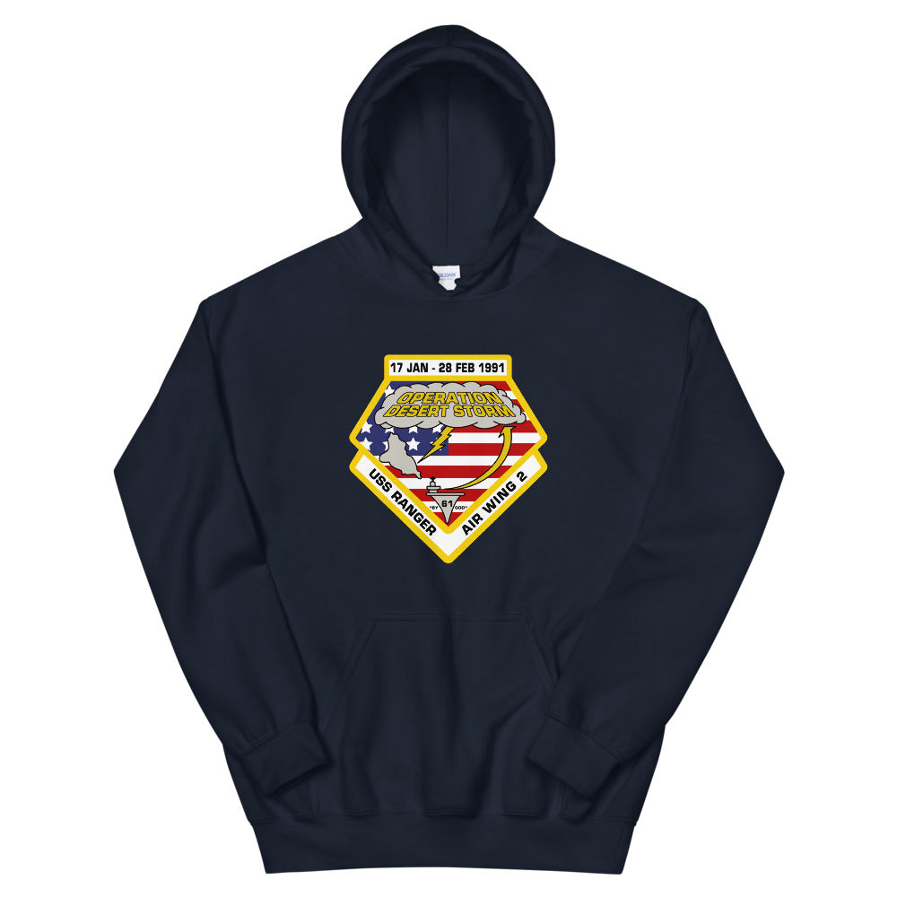 USS Ranger (CV-61) Operation Desert Storm Hoodie
