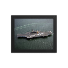 Load image into Gallery viewer, USS Midway (CV-41) Framed Ship Photo - Happy 45th
