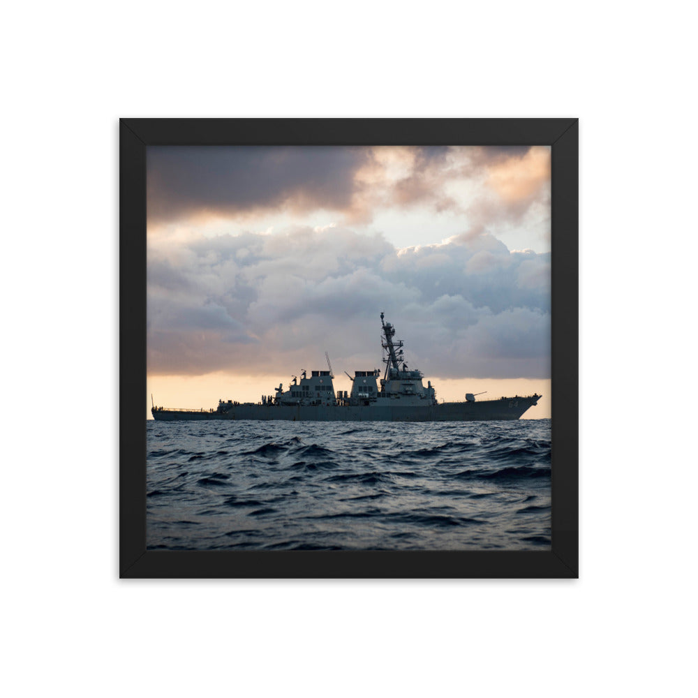 USS Carney (DDG-64) Framed Ship Photo