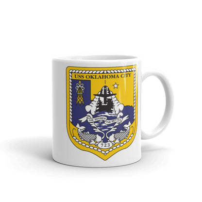 USS Oklahoma City (SSN-723) Ship's Crest Mug