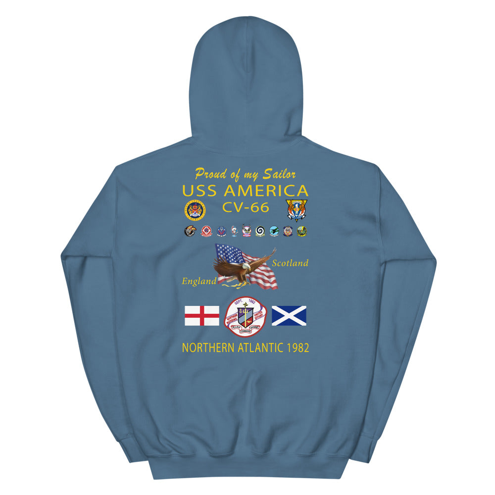 USS America (CV-66) 1982 Cruise Hoodie - FAMILY