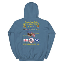 Load image into Gallery viewer, USS America (CV-66) 1982 Cruise Hoodie - FAMILY