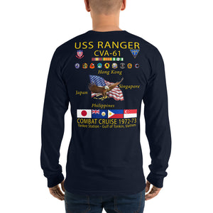 USS Ranger (CVA-61) 1972-73 Long Sleeve Cruise Shirt