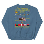 USS Abraham Lincoln (CVN-72) 2011-12 Cruise Sweatshirt - Family