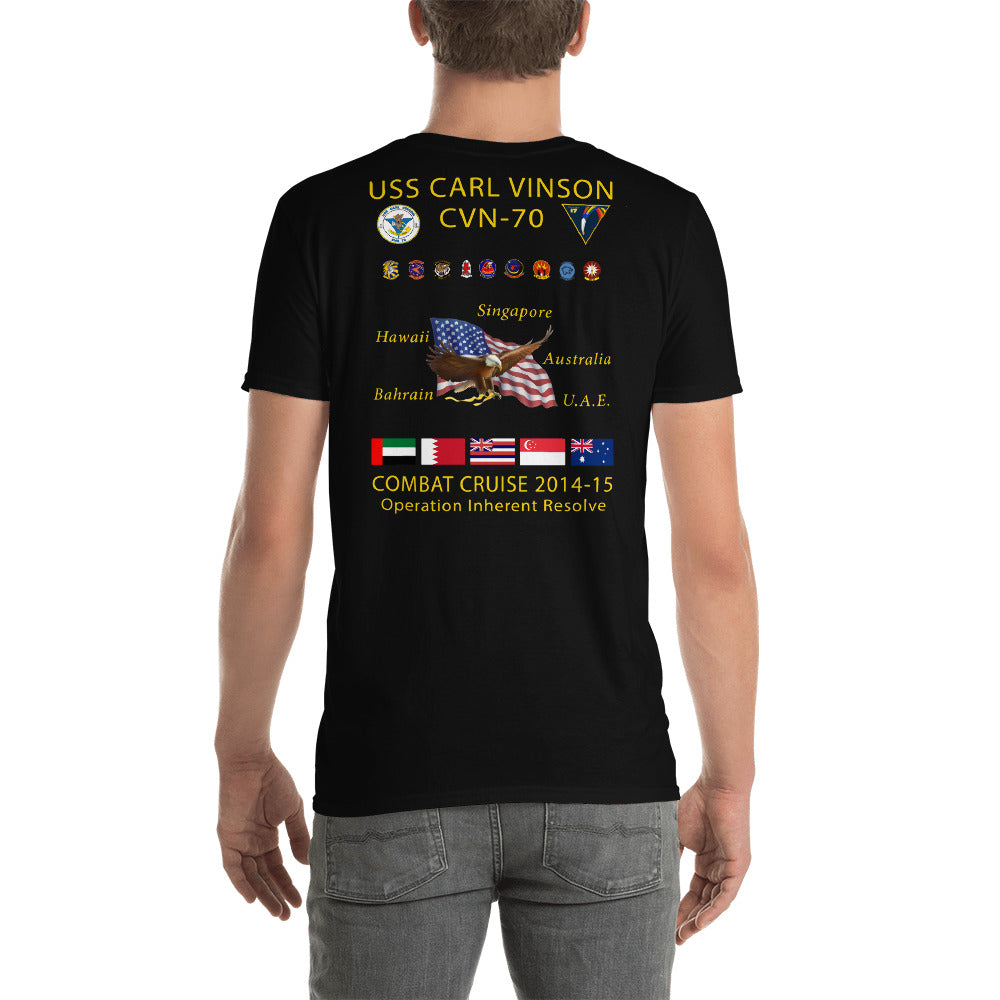 USS Carl Vinson (CVN-70) 2014-15 Cruise Shirt