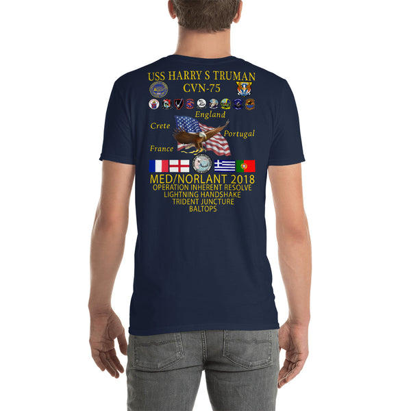 USS Harry S. Truman (CVN-75) 2018 Cruise Shirt