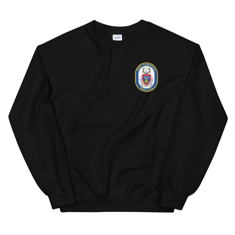 USS Sampson (DDG-102) Ship's Crest Sweatshirt