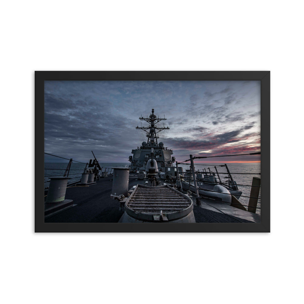 USS Carney (DDG-64) Framed Ship Photo