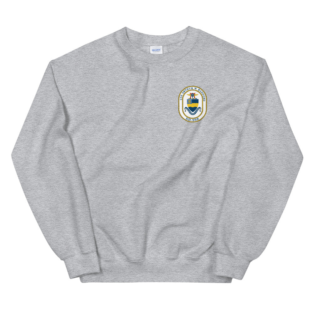 USS Arthur W. Radford (DD-968) Ship's Crest Sweatshirt