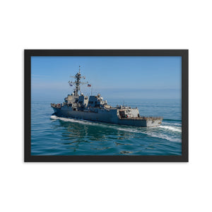 USS Gravely (DDG-107) Framed Ship Photo