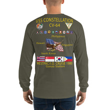 Load image into Gallery viewer, USS Constellation (CV-64) 1980 Long Sleeve Cruise Shirt - Gonzo Station