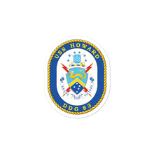 Load image into Gallery viewer, USS Howard (DDG-83) Ship&#39;s Crest Vinyl Sticker