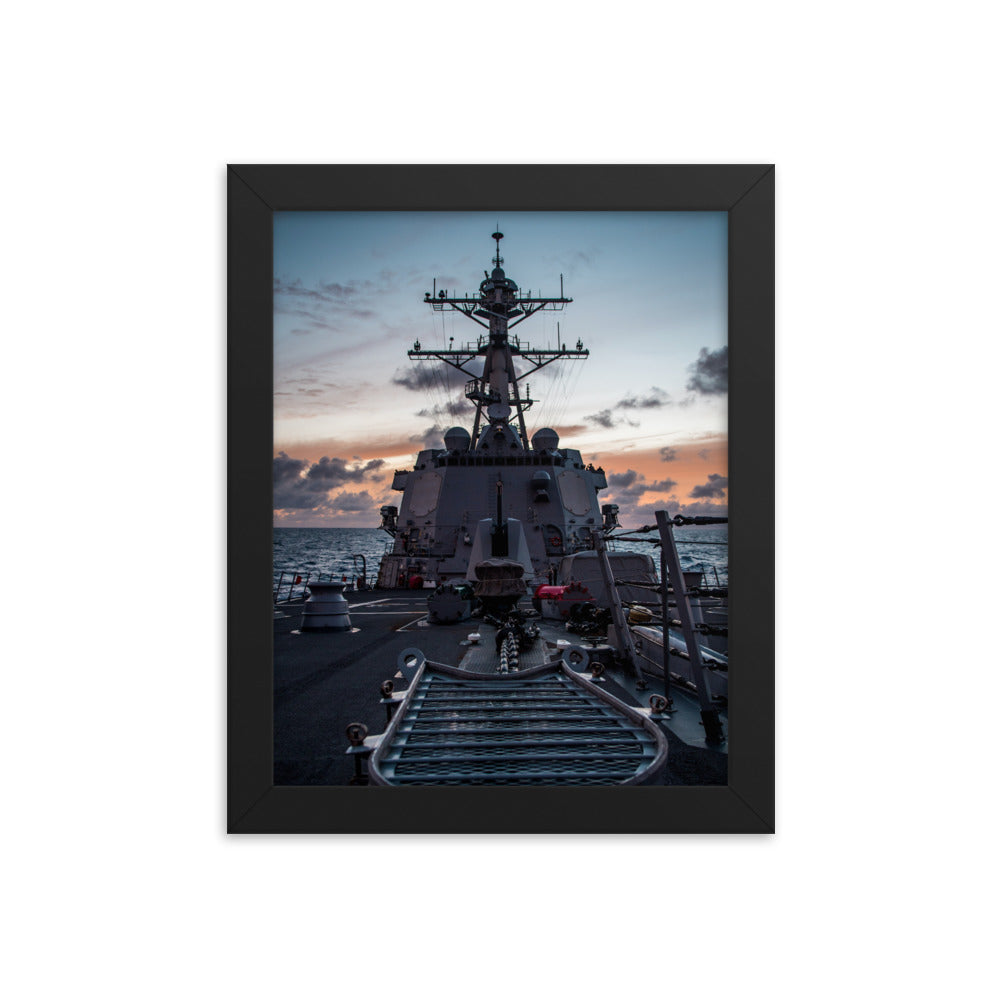 USS Dewey (DDG-105) Framed Ship Photo