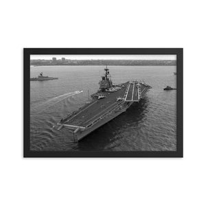 USS Forrestal (CV-59) Framed Ship Photo