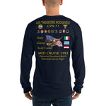 USS Theodore Roosevelt (CVN-71) 1993 Long Sleeve Cruise Shirt