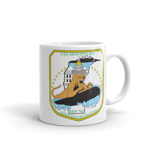 USS Montpelier (SSN-765) Ship's Crest Mug