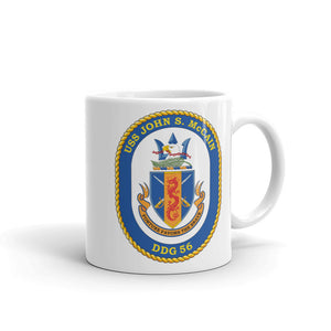 USS John S. McCain (DDG-56) Ship's Crest Mug