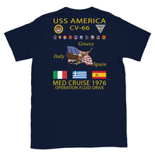 Load image into Gallery viewer, USS America (CV-66) 1976 Cruise Shirt