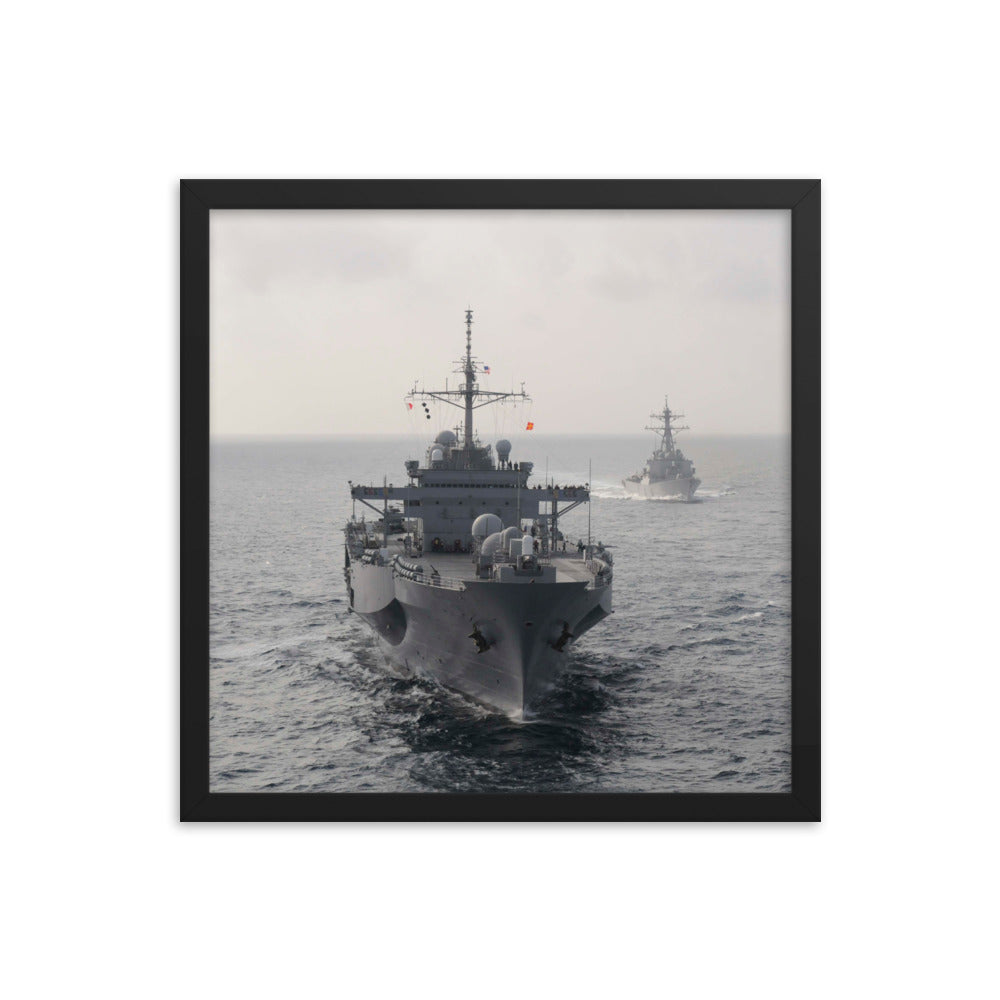 USS Blue Ridge (LCC-19) Framed Ship Photo