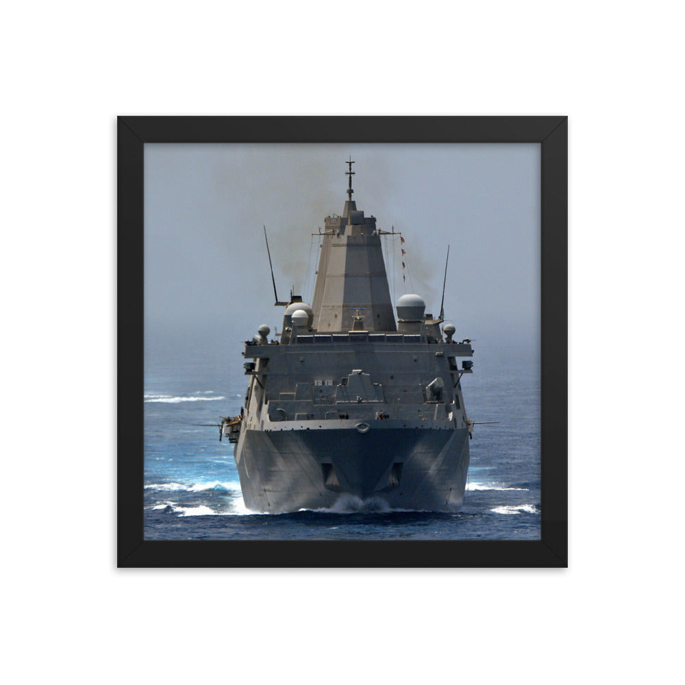 USS New York (LPD-21) Framed Ship Photo
