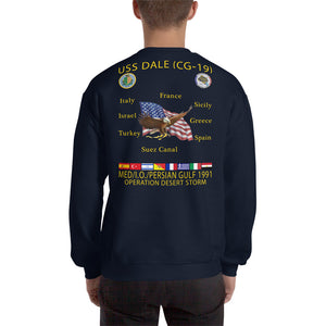 USS Dale (CG-19) 1991 Cruise Sweatshirt