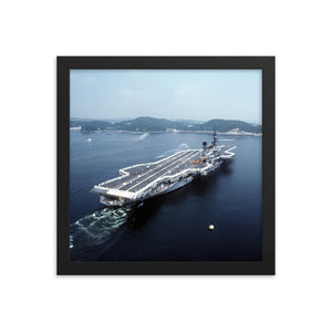 USS Midway (CV-41) Framed Ship Photo