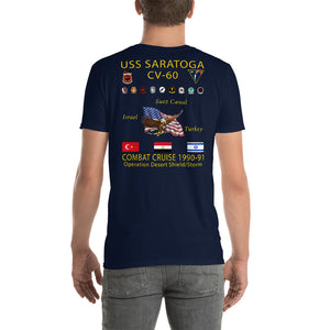 USS Saratoga (CV-60) 1990-91 Cruise Shirt