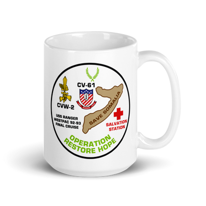 USS Ranger (CV-61) Operation Restore Hope '92-'93 Mug