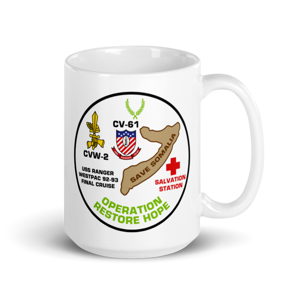 USS Ranger (CV-61) Operation Restore Hope '92-'93 Mug