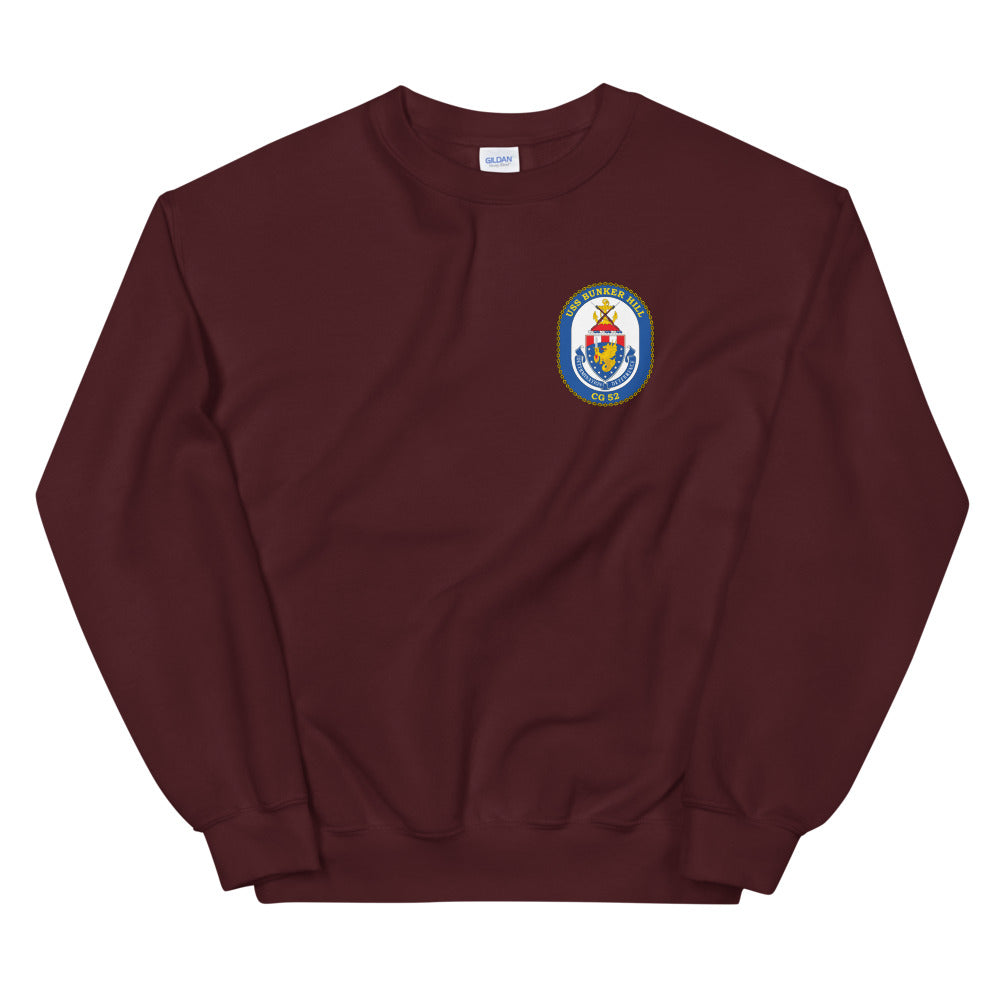 USS Bunker Hill (CG-52) Ship's Crest Sweatshirt
