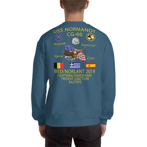 USS Normandy (CG-60) 2018 Cruise Sweatshirt