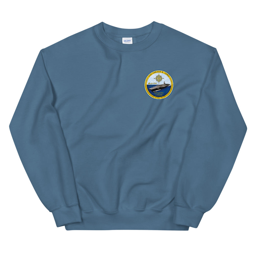 USS Gerald R. Ford (CVN-78) Ship's Crest Sweatshirt