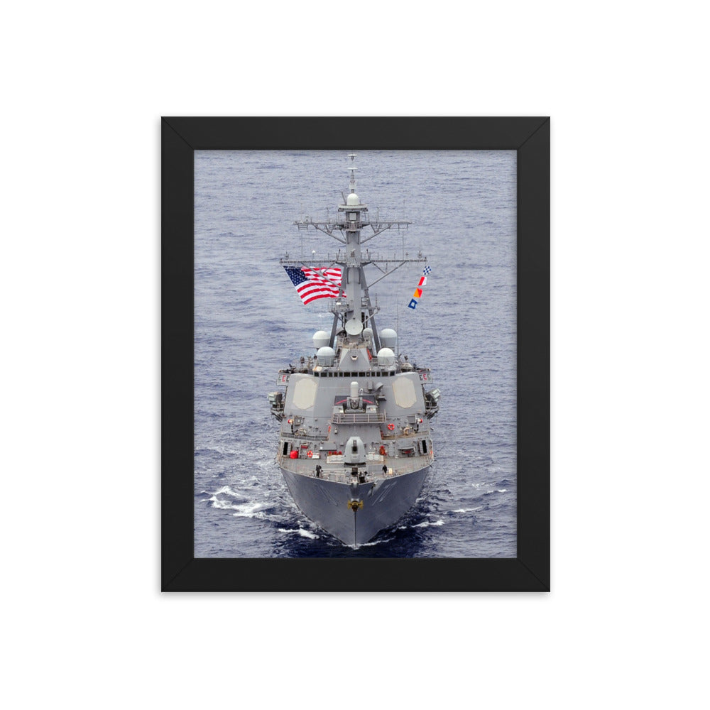 USS Hopper (DDG-70) Framed Ship Photo