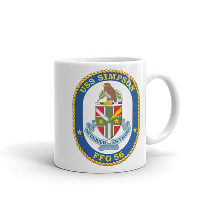 USS Simpson (FFG-56) Ship's Crest Mug