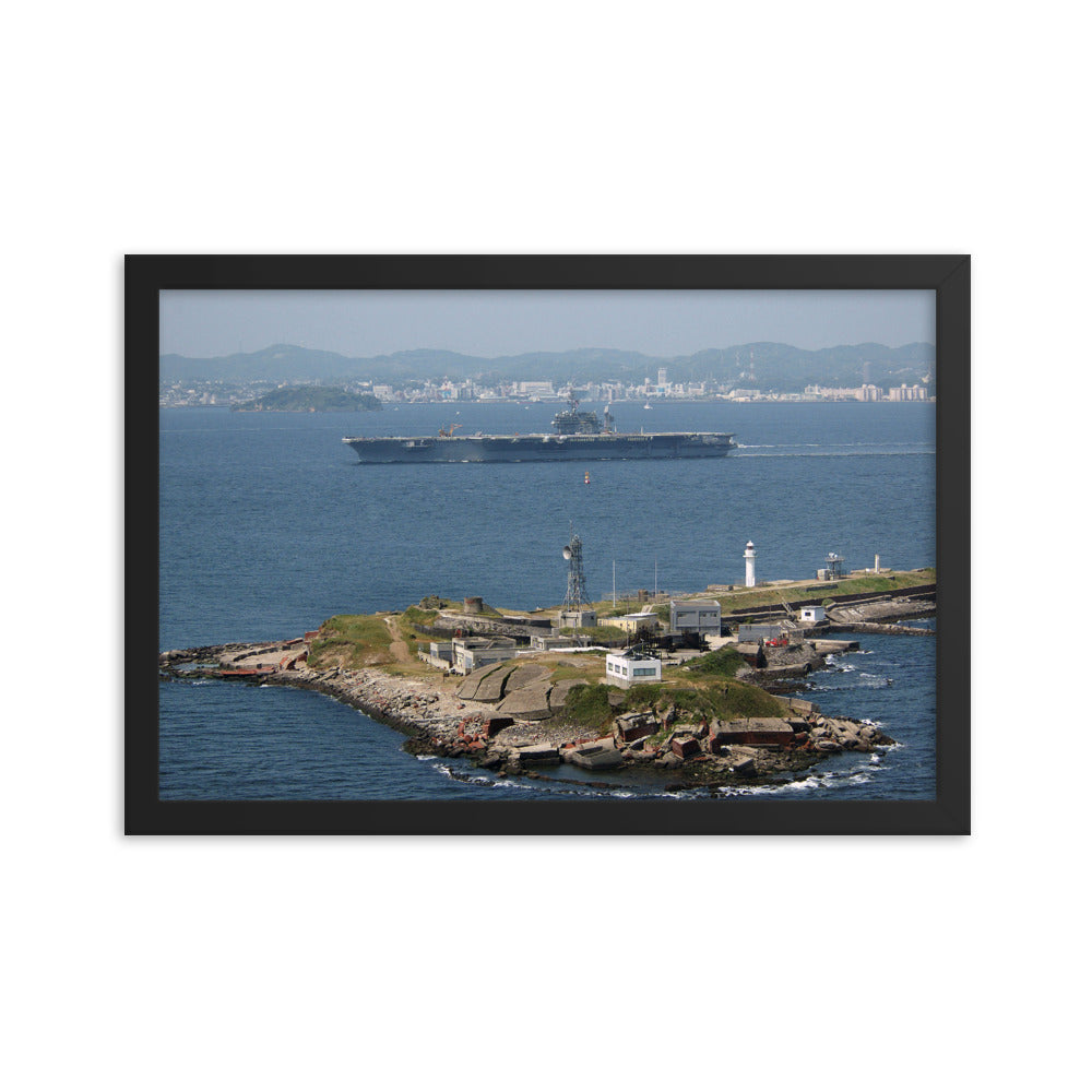 USS Kitty Hawk (CV-63) Framed Ship Photo
