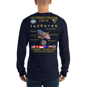 USS Ronald Reagan (CVN-76) 2006 Long Sleeve Cruise Shirt