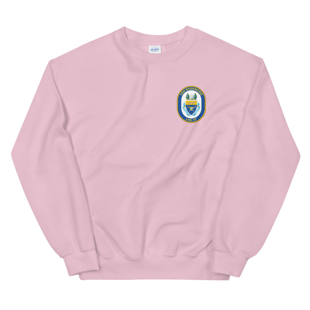 USS Rushmore (LSD-47) Ship's Crest Sweatshirt